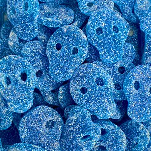 Sour Blueberry Skulls (Gluten Free) (Gelatin Free)
