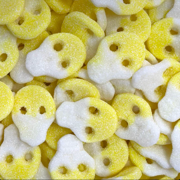 Sour Strawberry & Banana Skulls (Gluten Free) (Gelatin Free)