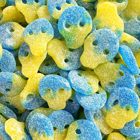 Sour Blueberry & Lemon Skulls (Gluten Free) (Gelatin Free)