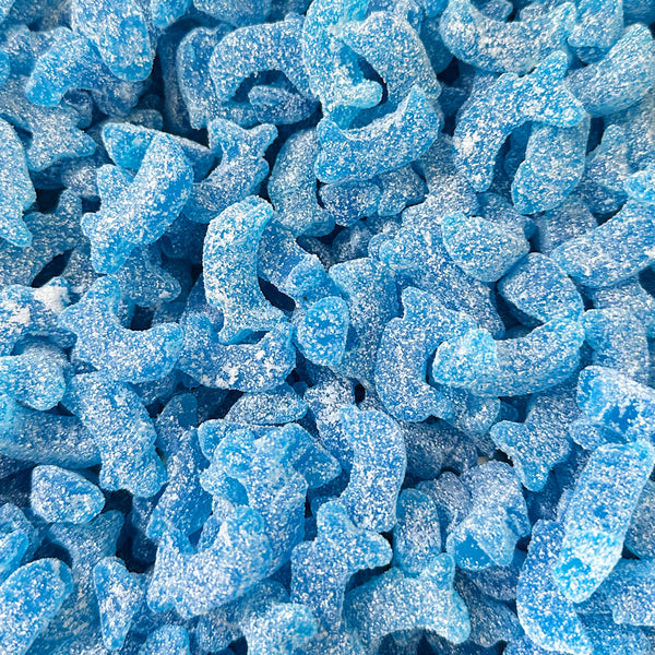 Sour Blue Raspberry Lemonade Dolphins (Gluten Free) (Gelatin Free)