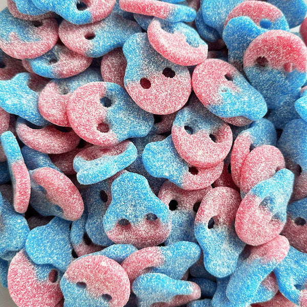 Sour Cotton Candy Skulls (Gluten Free) (Gelatin Free)