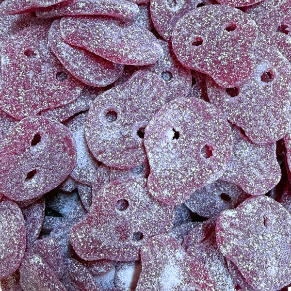 Sour Grape Skulls (Gluten Free) (Gelatin Free)
