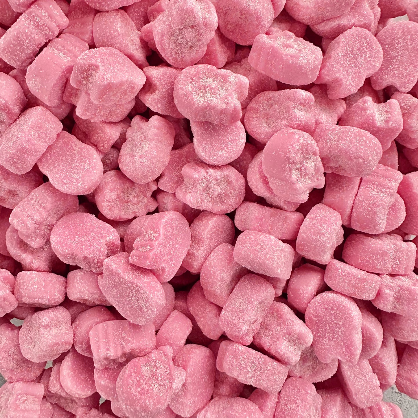 Bubs Sour Foam Raspberry Skulls (Gluten Free) (Gelatin Free)