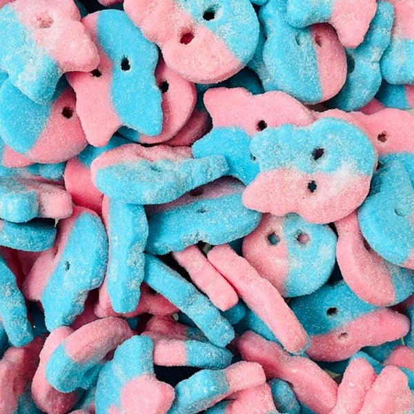 Bubs Sour Bubblegum Skulls (Gelatin Free) (Gluten Free)