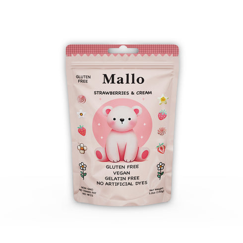 Strawberries & Cream Bears (Gluten Free) (Gelatin Free)