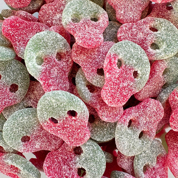 Sour Watermelon Skulls (Gluten Free) (Gelatin Free)