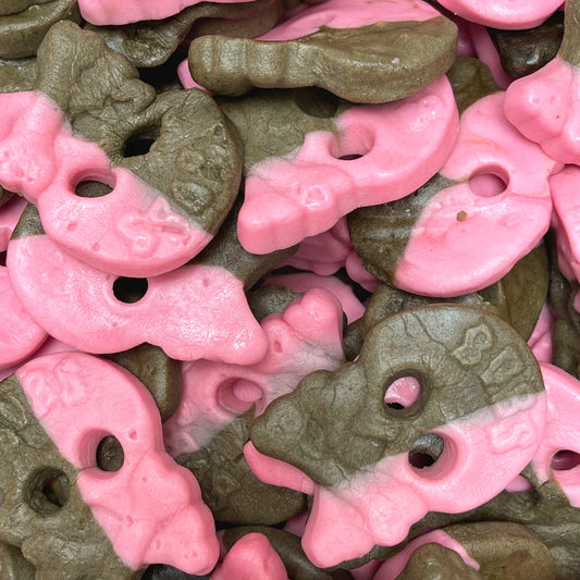 Bubs Raspberry & Licorice Foam Skulls